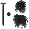 120 Pcs Nylon Universal Cable Tie Buckle - Heavy Duty Zip Ties With Pin & Button Design, UV Resistant Plastic Fasteners for Car Daily Repair, Home, Office & Engine Lower Guard Plates view 1