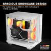 be quiet! Light Base 500 LX White PC case, Fully windowed Front and Side Panel, Show case, Dual Chamber Design, ARGB Fan hub, 4 Light Wings LX PWM Fans, Backside Connector Design view 3