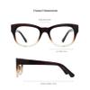 JONAS PAUL 1.5 Reading Glasses (Unisex), Brown Crystal Fade Frame Blue Light Glasses - Recycled Polycarbonate Acrylic Lenses - Case Included view 2