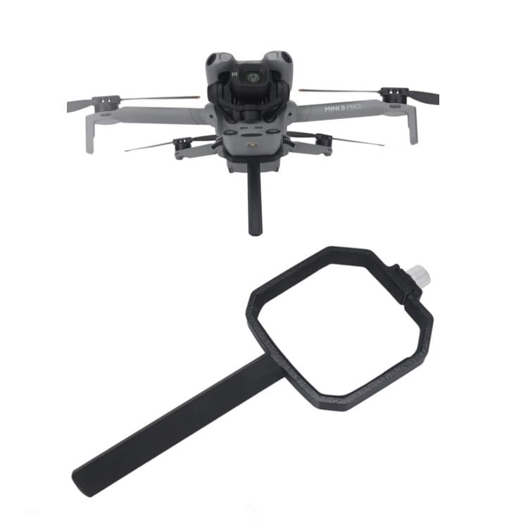YUULNMOP Handheld Grip Mount for DJI Mini 5 Pro, One-Shot Seamless Landing/Takeoff Holder Transition Mount, Drone Handle Landing Gear Lens Shooting Bracket Accessories for Mini 5 Pro