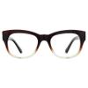JONAS PAUL 2.5 Readers (Unisex), Brown Crystal Fade Frame Blue Light Glasses - Recycled Polycarbonate Acrylic Lenses - Case Included view 1