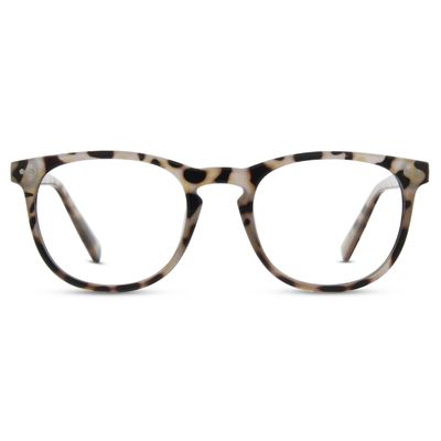 JONAS PAUL 2.0 Reading Glasses (Unisex), Cream Tort Frame Blue Light Glasses - Recycled Polycarbonate Acrylic Lenses - Case Included