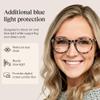 JONAS PAUL 2.0 Reading Glasses (Unisex), Cream Tort Frame Blue Light Glasses - Recycled Polycarbonate Acrylic Lenses - Case Included view 2
