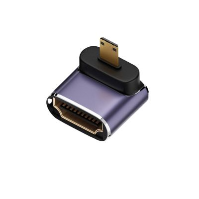 HDMI2.1 48Gbps 8K@60Hz 4K@120Hz Ultra High-Speed Adapter Mini/Micro HDMI To HDMI Converter For PS5 X/S PC HDTV Projector(D8K-04)