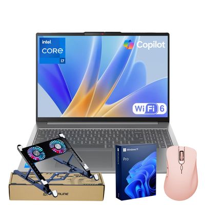 Lenovo IdeaPad Slim 3 Business Laptop, 15.3" FHD+ 19201200, Intel Core i7-13620H, 40GB DDR5 RAM, 1TB SSD, Wi-Fi 6, W11P, AI & Copilot Enabled PC, Bundle with PCO Laptop Cooler & Thunderobot Mouse