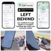 Rolling Square AirNotch Pro Dual - Bluetooth Tracker Keychain - Compatibile with Both Apple iOS Find My and Google Android Find Hub  Replaceable Batteries, Loud 360 Sound, Anti-Loss Locator, Gray view 4
