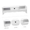LABRIMP Neck Protection Desktop Storage Rack with Drawer Computer Screen Holder and Tablet Shelf Ergonomic Monitor Riser for Home Office School view 4
