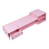 CAXUSD Creative Pink Desktop Monitor Riser with Drawer Storage Box Stand Organizer for Office Desk Space-saving Computer Display Stand for Stationery and Cosmetics view 1