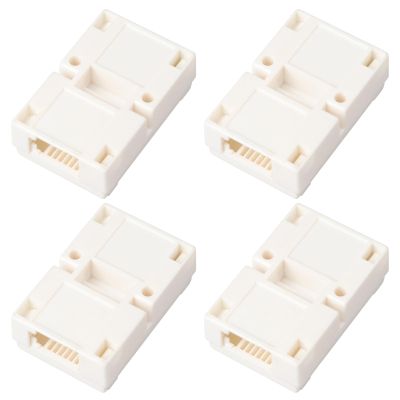 Create idea 4X BT Telephone Extension Socket BT Plug-BT Plug RJ11 for 4/6 Wires Telephone Line Extension