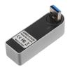 KONTONTY USB Aluminum Alloy Rotatable USB Hub Expansion Adapter with Overcurrent Protection for Laptop Desktop and Car Stable Data Transfer Wide Compatibility Plug and Play view 1