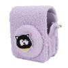 CHICIRIS Camera Storage Bag Fit for Mini 12 Instant Camera Cute Plush Shockproof Protective Case with Hanging Rope (Purple) view 2