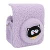 CHICIRIS Camera Storage Bag Fit for Mini 12 Instant Camera Cute Plush Shockproof Protective Case with Hanging Rope (Purple) view 4