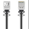 Intellinet 10G SFP+ Passive DAC Twinax Cable, 7 Ft, AWG 30, 2 Cables view 3