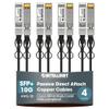 Intellinet 10G SFP+ Passive DAC Twinax Cable, 7 Ft, AWG 30, 4 Cables view 1