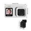 4K 64MP Screen Camera 18x Zoom Rechargeable W/Portable Case for Travel Vlog Beginners Double Screen Digital Camera view 4