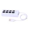 BRIGHTFUFU Portable USB Hub High-Speed Data Splitter with LED Indicator Compact Lightweight Design for Laptop PC Desktop Tablet Supports Major Operating Systems and Above view 1