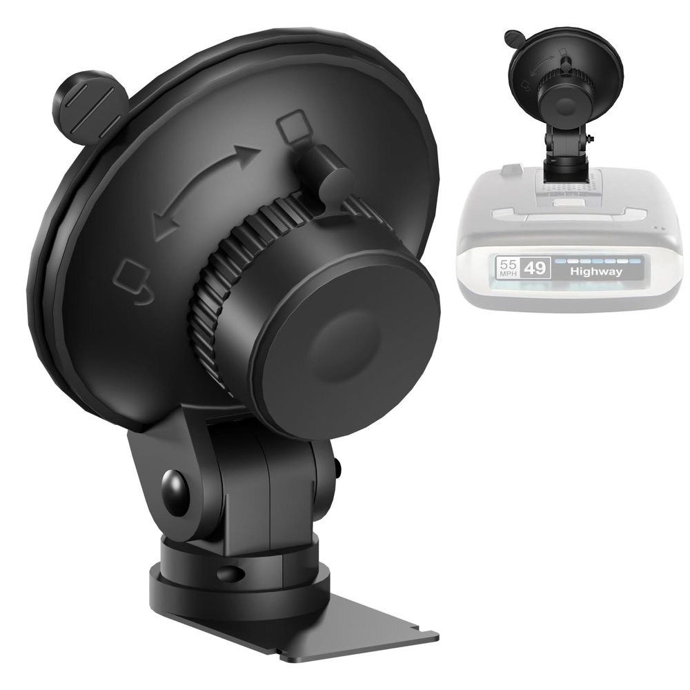 Windshield Radar Detector Mount,Suitable for Escort MAX,MAX 2,2015-2019 MAX360 Radar Suction Cup Mounting Base,(Not Applicable to MAX 3 and MAX360C Model