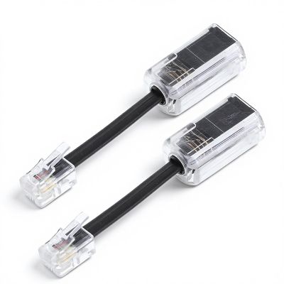 Jxiwfvl 2 Pack Phone Cord Detangler for Desk Phone, 360 Degree Rotating Telephone Swivel Cords Detangler, No Tangle Landline Handset Cable Untangler Accessory