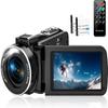 OPRKQEE 6K Camcorder Video Camera 64MP IR Night Vision Vlogging Camera for YouTube 18X Digital Zoom view 1