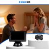 Baby Car Camera Rear-Facing Infant Monitor with Night Vision Car Camera for Baby Wide-Angle Lens Easy Install 360Adjustable Display view 4