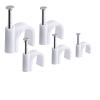 Steel Nail Wire Clip 100pcs Cable Clamps with Steel Nails 4/5/6/8/10mm(4mm) view 2