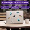 HIZILY 50 Pcs Bird Stickers Vinyl Waterproof Birds Decals Realistic Animal Sticker Scrapbooking Water Bottles Laptop Notebook Luggage Skateboard Guitar Helmet Gifts for Teens Students Adults view 3