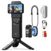 SJCAM C400 Vlogging Creators Combo (64GB),4K Pocket Camera,7H Power use,6-Axis Stabilizer,Vlogs influencers Cameras,2.29'' Touch Screen,30M Waterproof Body Cam,Vlogging Camera for YouTube view 1
