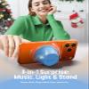 Small Bluetooth Speaker Gifts for Teens: Girls Boys Easter Basket Stuffers, 3 IN 1 Portable Magnetic Speaker with 9-Mode Lights, Waterproof Phone Stand for Desk, Cool Birthday Gadget Gifts for Adults view 2