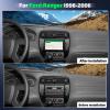 7'' Car Stereo for Ford Ranger 1998-2006 with Wireless with Carplay Android Auto, Touch Screen for Ranger Upgrade Radio with GPS Navigation, WiFi, HiFi, Bluetooth, FM, SWC, Mic, Backup Cam, 2+32GB view 2