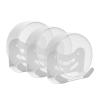 shinar Metal Wall Mount Kit Compatible with TP Link Deco BE23/BE25/BE3600/BE5000/WB7200/WB10800/WB14400 Mesh WiFi 7 System Space-Saving Bracket White (3 Pack) view 1