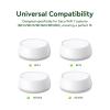 shinar Metal Wall Mount Kit Compatible with TP Link Deco BE23/BE25/BE3600/BE5000/WB7200/WB10800/WB14400 Mesh WiFi 7 System Space-Saving Bracket White (3 Pack) view 3