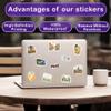 HIZILY 50 Pcs Wisconsin Stickers Waterproof WI State Vinyl Decal America Travel Sticker Laptop Water Bottle Tablet Luggage Scrapbook Journal Helmet Skateboard Phone Gifts for Men Women Adults view 3