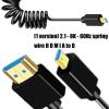 ANGESHA Fast Speed 8K UHD2.1 Version Spring Cable Gold Plated Connectors 60Hz Supported Thin Flexible Design view 4