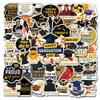 HIZILY 50 Pcs Graduation Stickers Congrats Grad Vinyl Decals End of School Sticker Laptop Water Bottle Scrapbooking Journal Tablet Phone Cap Hat Guitar Cup Whiteboard Gifts for Students Teens view 1
