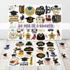 HIZILY 50 Pcs Graduation Stickers Congrats Grad Vinyl Decals End of School Sticker Laptop Water Bottle Scrapbooking Journal Tablet Phone Cap Hat Guitar Cup Whiteboard Gifts for Students Teens view 2