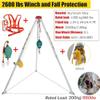 Confined Space Tripod Kit Confined Space Tripod Tripod Rescue, Aluminum Heavy Duty Rescue Stabilizer for Confined Spaces view 2