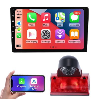 9" Wireless Carplay Screen for Apple CarPlay & Android Auto, Car Stereo with Backup Camera/Voice Control/Bluetooth/GPS/Mirror Link for Mercedes Freightliner Sprinter 2500 3500 Dodge Cargo Van VW LT MK