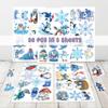 HIZILY 50 Pcs Winter Arctic Animal Stickers Polar Animals Sticker Snowflake Christmas Vinyl Decal Holiday Party Favors Water Bottle Laptop Scrapbooking Skateboard Phone Gifts for Women Adults view 2