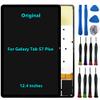 12.4" Original for Samsung Galaxy Tab S7 Plus Screen Replacement Galaxy Tab S7+ SM-T970 SM-T975 SM-T976B Display Touch Screen Digitizer Assembly with Repair Tool view 1