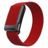 iprisu CoreKnit Waterproof Sport Band Compatible with WHOOP 5.0 / One/Peak/Life | Adjustable, Quick-Drying & Sweat-Resistant Strap for Workouts and Daily Wear (Wine Red/Black Metal, Life/MG) view 1