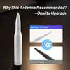 7.8in 50 Cal Bullet Antenna Replacement Car Antenna Antenna for Truck Silverado 1500 Ford F150 F250 GMC Sierra 1500 Ram 1500 Jeep Truck Accessories for Men Ram 1500 Accessories Car Parts (White) view 4