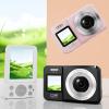 18X Zoom,4K 64MP Digital Camera, Double Screen Selfie Vloggings,Compactly Design with Charging Case,Easy Operate for Beginners Photography Digital Camera Zooming for Students Youth for Travel view 3