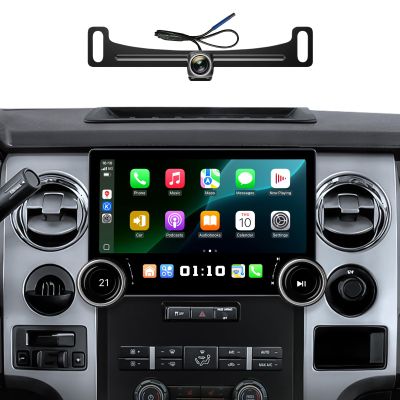 11.5 Inch Dual Knobs 4+64G Radio for Ford F150 2009-2014 | Wireless CarPlay Android Auto QLED Touch Screen Car Stereo | AM/FM Tuners |Steering Wheel Control