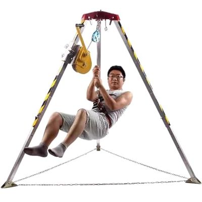 Rescue Tripod Lifting Rescue Equipment,Rescue Tripod Lifting,Rescue Tripod,Confined Space Tripod Kit Lifting and Rescue Equipment - Emergency Rescue Tripod Kit for Traditional Confined Space