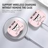 Compatible with Airpods Pro 3 Case(2025),Don't Touch Me for Airpods Pro 3rd Generation Cases Cover with Lanyard Soft Silicone Cute Shockproof Cover for Women Men,Black view 3