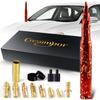 50 Cal Bullet Antenna Red Antenna for Truck Car Antenna Replacement Truck Antenna Bullet Antenna Slverado 1500 Bullet Antenna Ford f150 f250 GMC Sierra 1500 ram 1500 Jeep Truck Accessories (Red) view 1