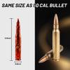 50 Cal Bullet Antenna Red Antenna for Truck Car Antenna Replacement Truck Antenna Bullet Antenna Slverado 1500 Bullet Antenna Ford f150 f250 GMC Sierra 1500 ram 1500 Jeep Truck Accessories (Red) view 2