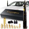 50 Cal Bullet Antenna White Antenna Truck Car Antenna Replacement Truck Antenna Bullet Antenna Slverado 1500 Bullet Antenna Ford f150 f250 GMC Sierra 1500 ram 1500 Jeep Truck Accessories (Black) view 1