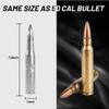 7.8in 50 Cal Bullet Antenna Replacement Car Antenna Antenna for Truck Silverado 1500 Ford F150 F250 GMC Sierra 1500 Ram 1500 Jeep Truck Accessories for Men Ram 1500 Accessories Car Parts (Silver) view 2