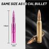 7.8in 50 Cal Bullet Antenna Black Antenna for Truck Car Antenna Replacement Truck Antenna Bullet Antenna Slverado 1500 Bullet Antenna Ford f150 f250 GMC Sierra 1500 ram 1500 Jeep (Rosy) view 2